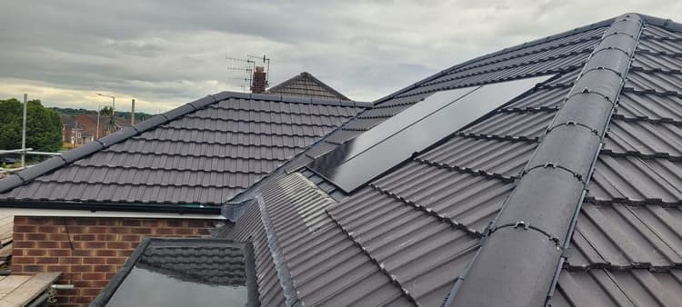 New Roof with In-Roof Solar Array — Bebington — photo 3
