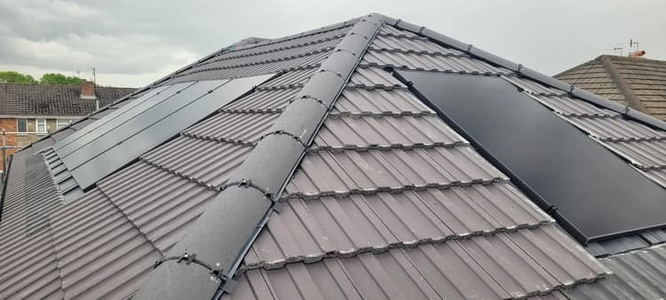 New Roof with In-Roof Solar Array — Bebington — photo 2