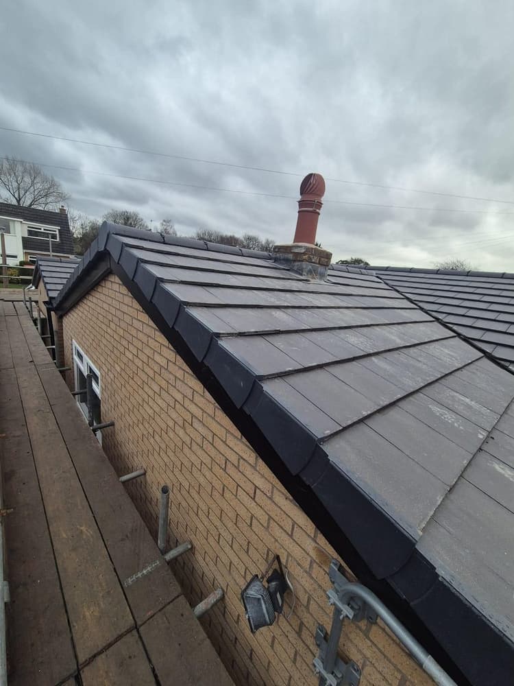 New Roof, Chimney Re-Lead & Guttering — Parkgate — photo 2