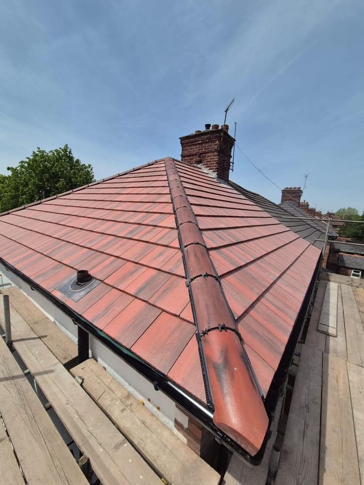 New Roof in Old English Tiles — Prenton — photo 1